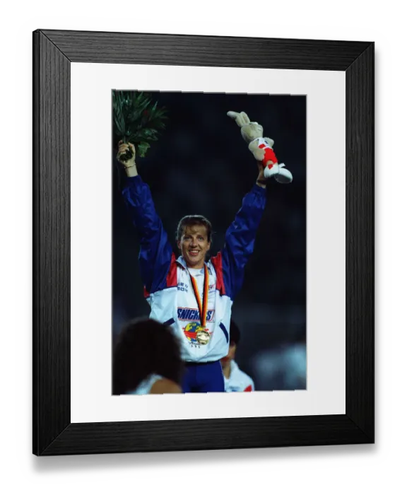 Framed Print : Sally Gunnell
