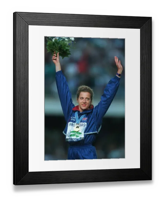 Framed Print : Sally Gunnell Framed Print : Sally Gunnell