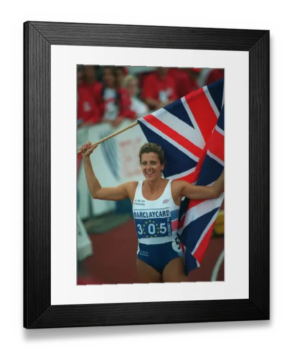 Framed Print : Sally Gunnell