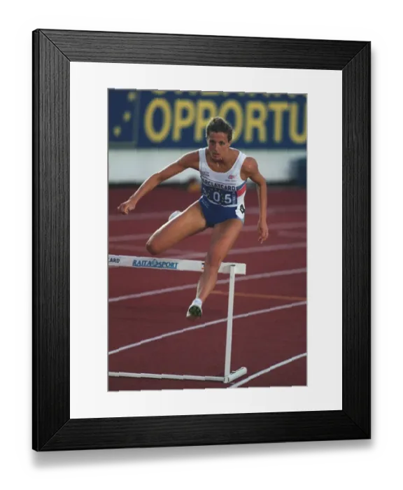 Framed Print : Sally Gunnell Framed Print : Sally Gunnell