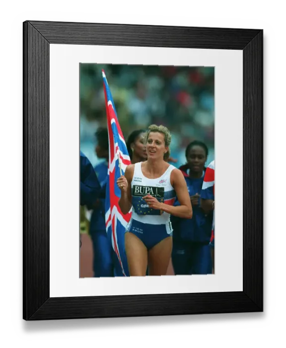 Framed Print : Sally Gunnell Framed Print : Sally Gunnell