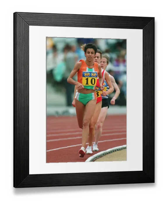 Framed Print : Zara Hyde 10000 Metres 13 June 1994 Date: 13 June 1994
