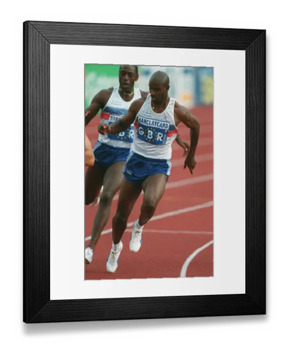 Framed Print : Braithwaite Drops Baton