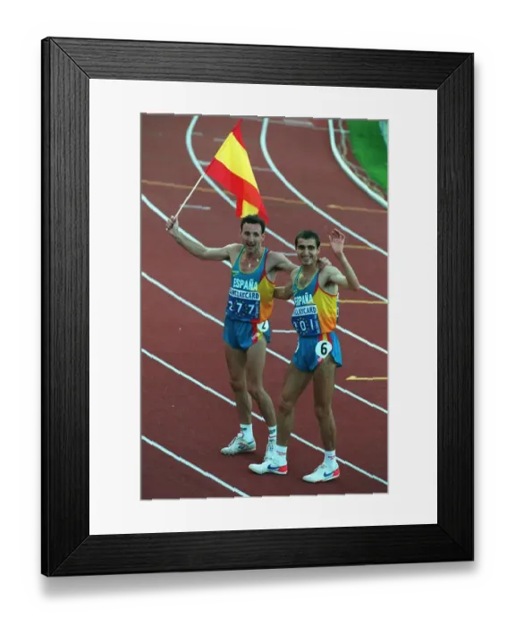 Framed Print : Fermin Cacho And Isaac Viciosa Framed Print : Fermin Cacho And Isaac Viciosa