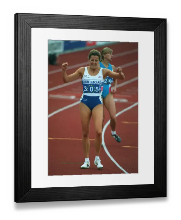 Framed Print : Sally Gunnell Framed Print : Sally Gunnell
