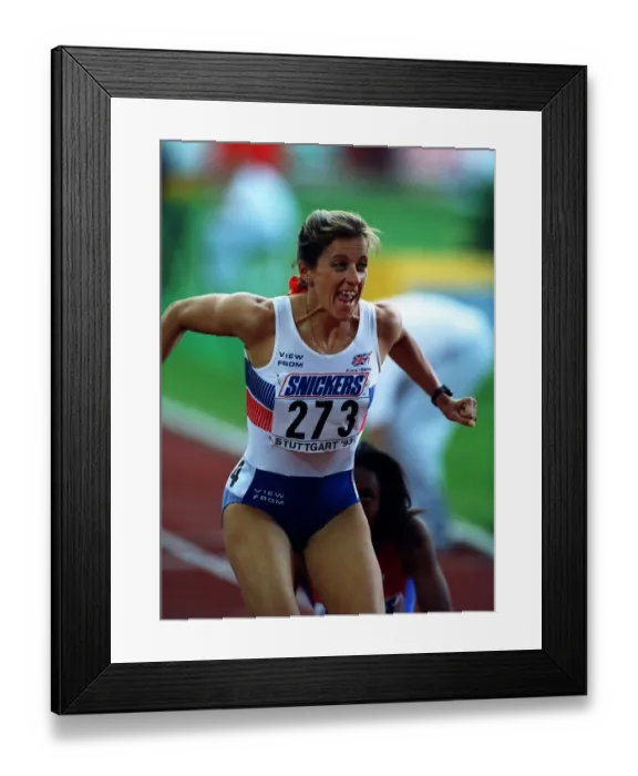 Framed Print : Sally Gunnell Framed Print : Sally Gunnell