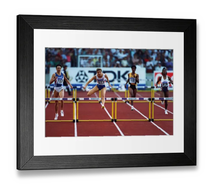 Framed Print : Sally Gunnell Framed Print : Sally Gunnell