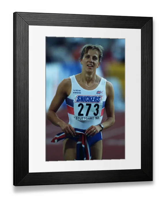 Framed Print : Sally Gunnell Framed Print : Sally Gunnell