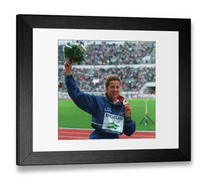 Framed Print : Sally Gunnell Framed Print : Sally Gunnell