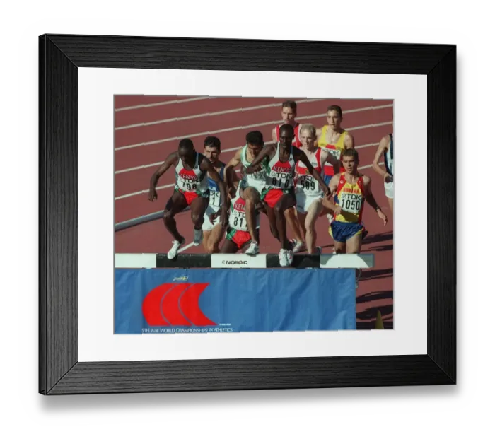 Framed Print : Moses Kiptanui Framed Print : Moses Kiptanui