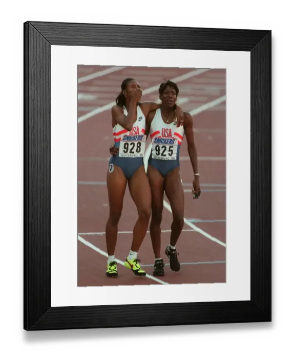 Framed Print : Kim Batten And Tonja Buford