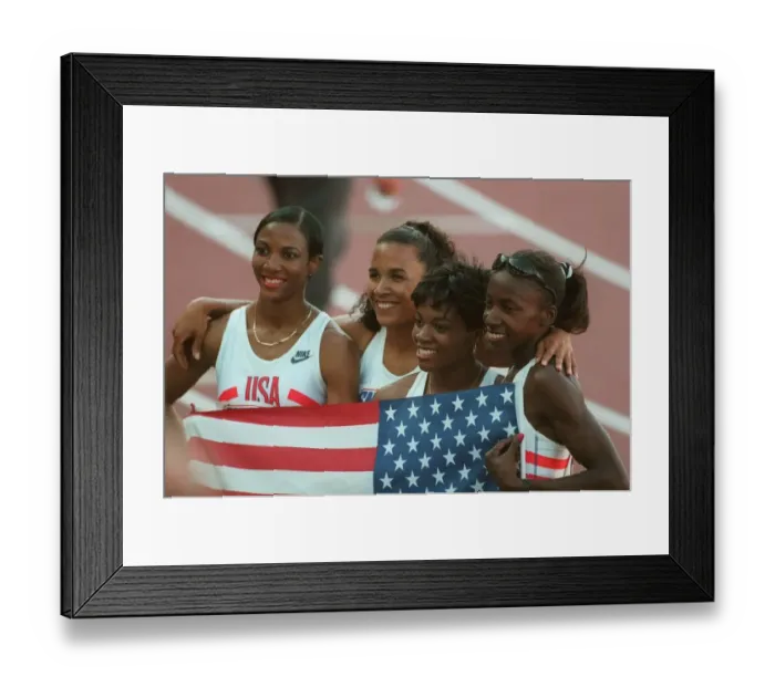 Framed Print : Usa 4x400 Metres Framed Print : Usa 4x400 Metres