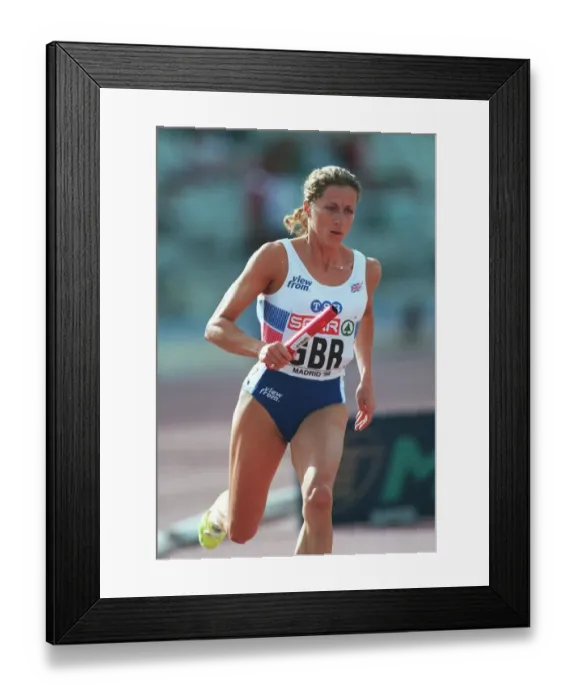 Framed Print : Sally Gunnell Framed Print : Sally Gunnell