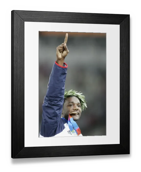 Framed Print : Justin Gatlin Framed Print : Justin Gatlin