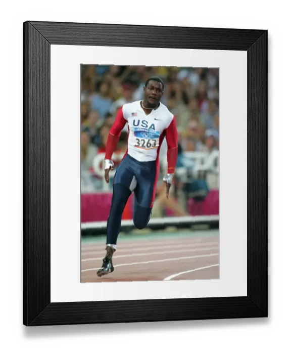 Framed Print : Justin Gatlin Framed Print : Justin Gatlin