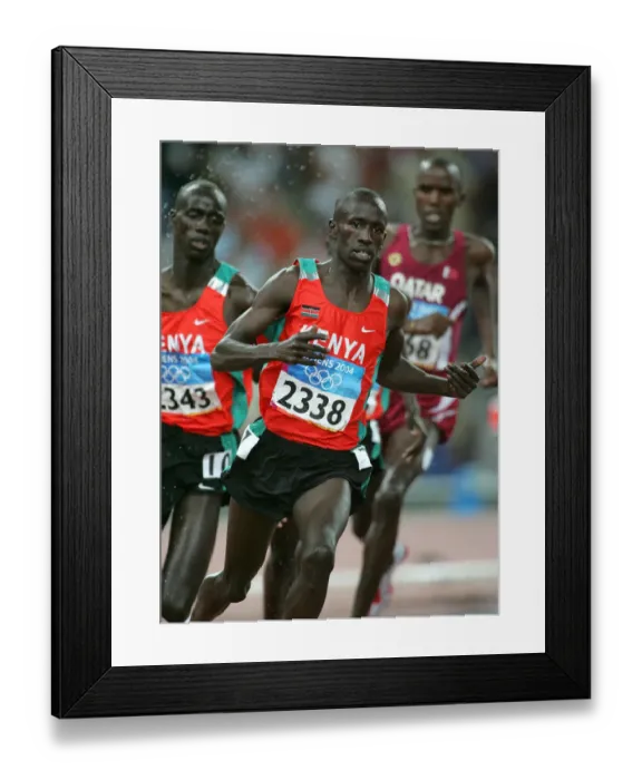 Framed Print : Ezekiel Kemboi, Brimin Kipruto & Kipsiele Koech Framed Print : Ezekiel Kemboi, Brimin Kipruto & Kipsiele Koech