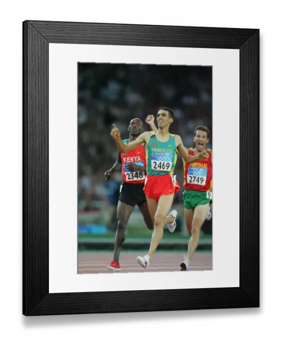 Framed Print : Hicham El Guerrouj Framed Print : Hicham El Guerrouj