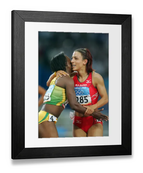 Framed Print : Veronica Campbell & Ivet Lalova Framed Print : Veronica Campbell & Ivet Lalova
