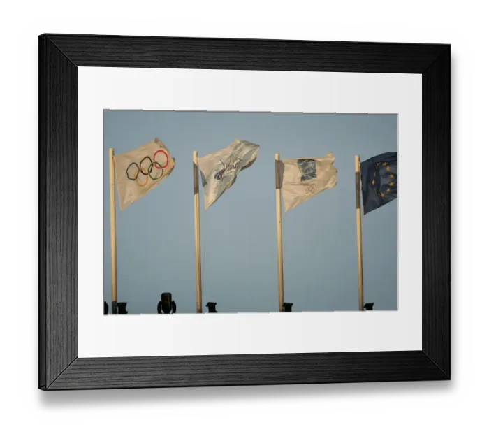 Framed Print : Olympic Flags Framed Print : Olympic Flags