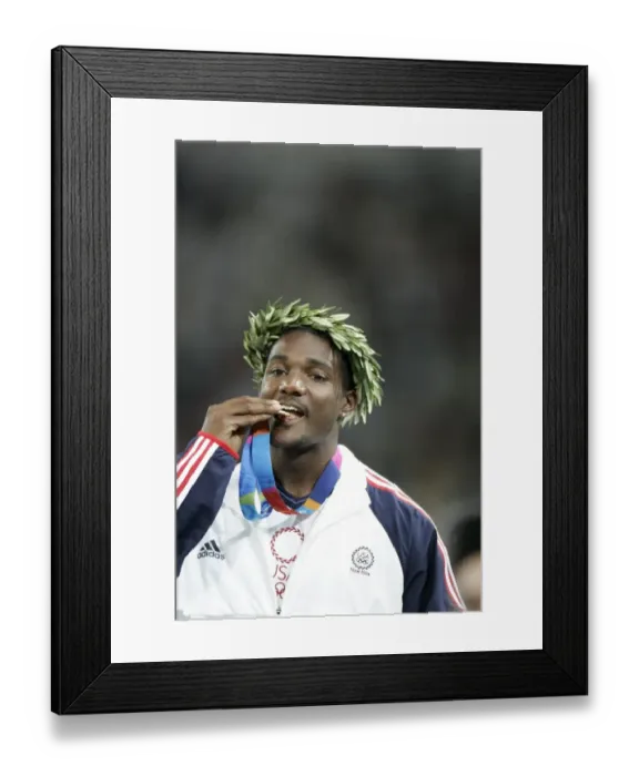 Framed Print : Justin Gatlin