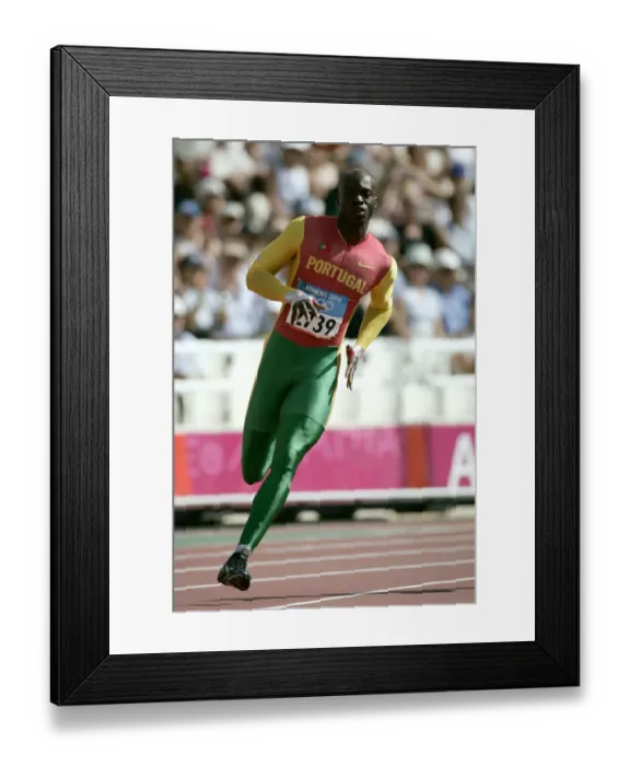 Framed Print : Francis Obikwelu