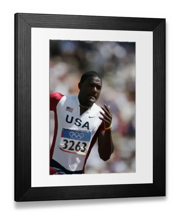 Framed Print : Justin Gatlin Framed Print : Justin Gatlin