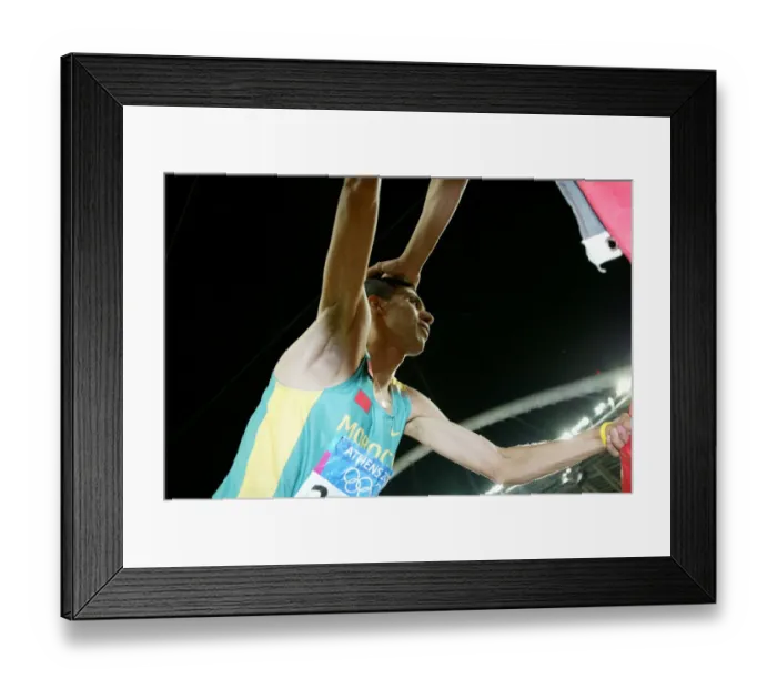 Framed Print : Hicham El Guerrouj
