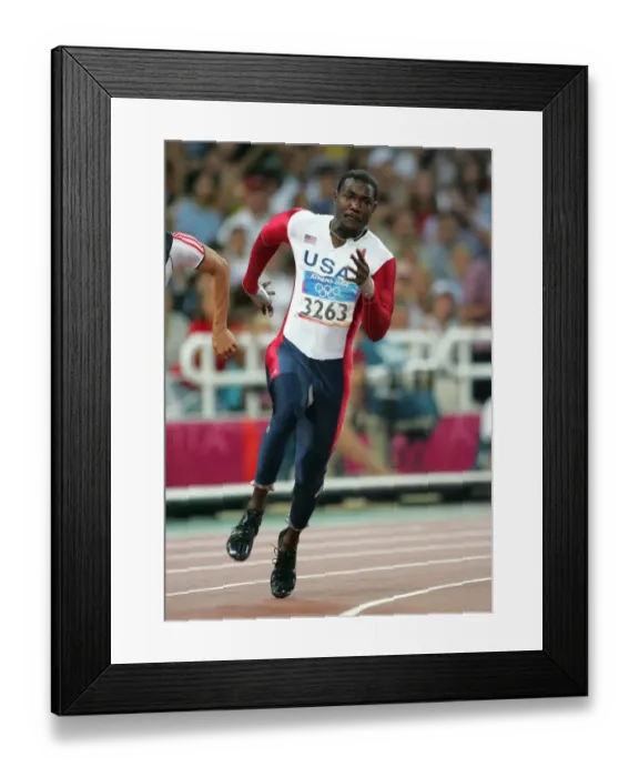 Framed Print : Justin Gatlin