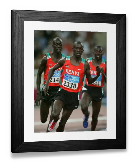 Framed Print : Ezekiel Kemboi, Brimin Kipruto & Kipsiele Koech Framed Print : Ezekiel Kemboi, Brimin Kipruto & Kipsiele Koech