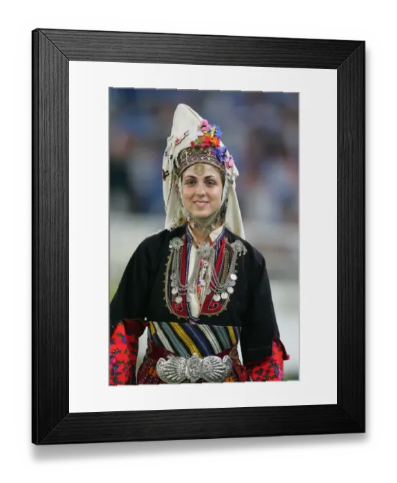 Framed Print : Greek Medal Girl Framed Print : Greek Medal Girl