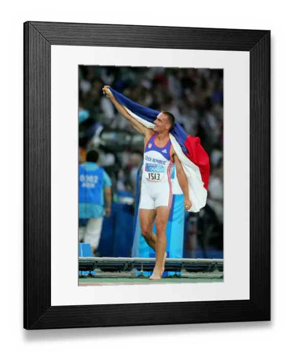 Framed Print : Roman Sebrle Framed Print : Roman Sebrle