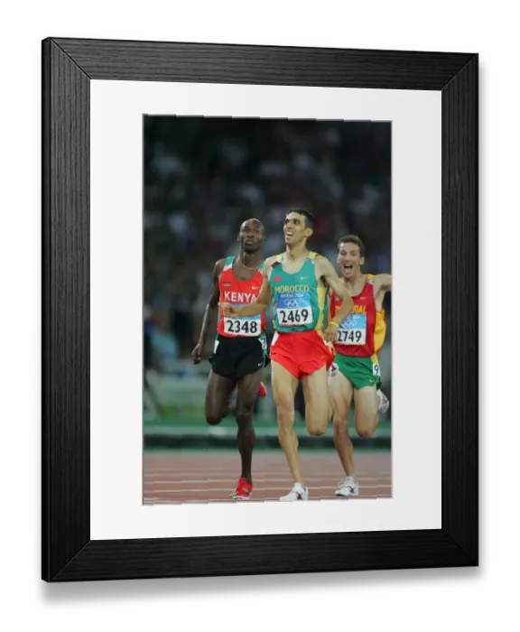 Framed Print : Hicham El Guerrouj Framed Print : Hicham El Guerrouj