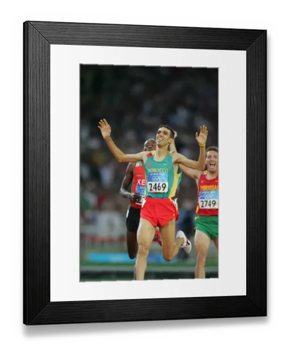 Framed Print : Hicham El Guerrouj Framed Print : Hicham El Guerrouj