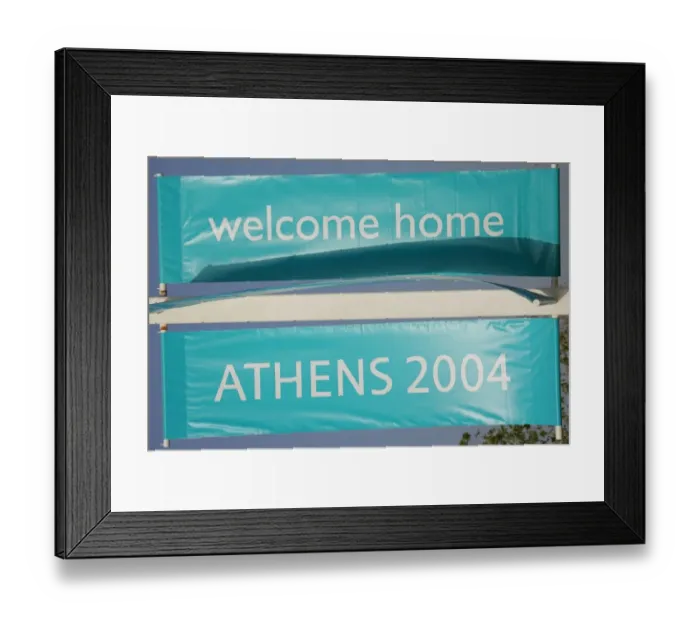 Framed Print : Outside The Olympic Stadium Framed Print : Outside The Olympic Stadium