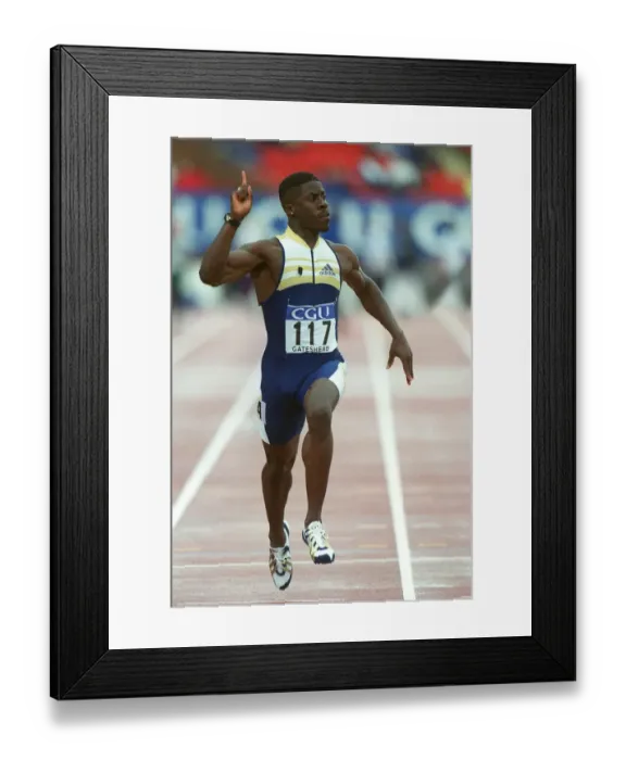 Framed Print : Dwain Chambers Framed Print : Dwain Chambers