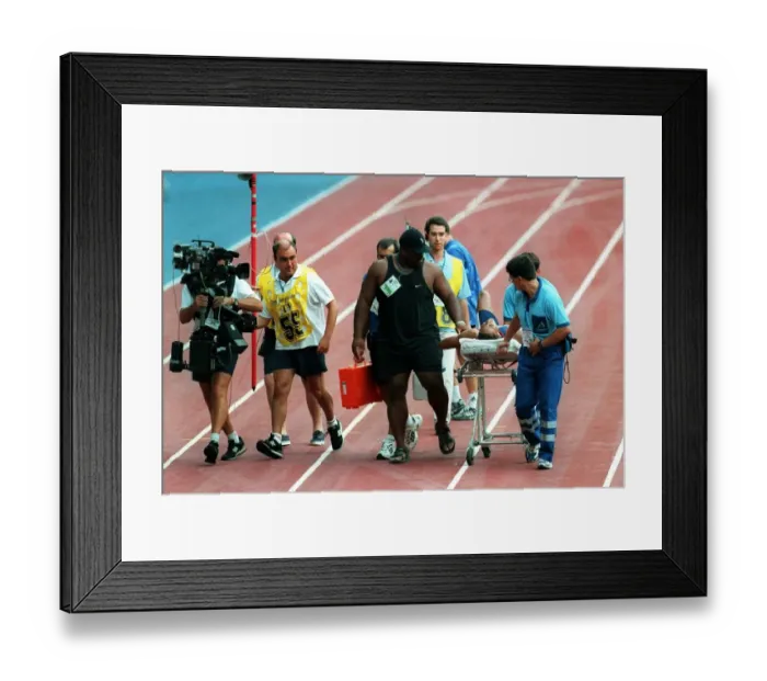 Framed Print : Marion Jones & C. J. Hunter Framed Print : Marion Jones & C. J. Hunter
