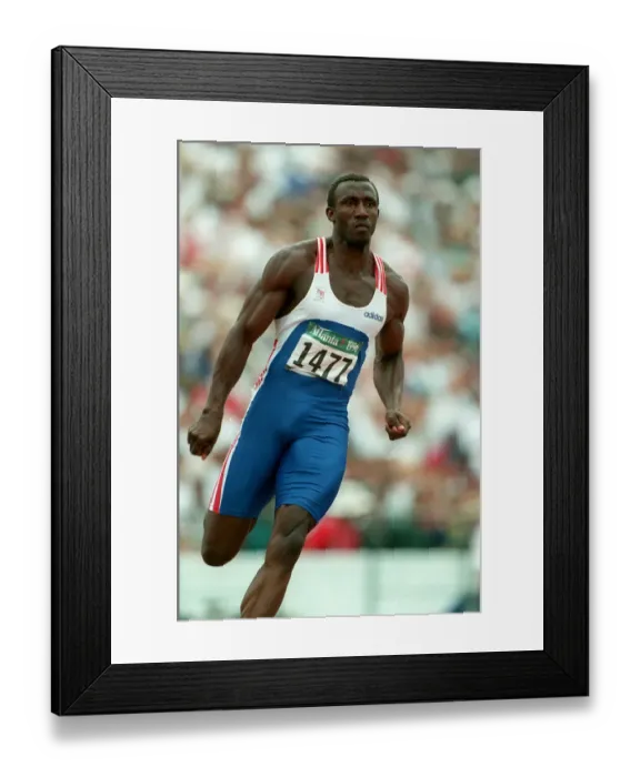 Framed Print : Linford Christie Framed Print : Linford Christie