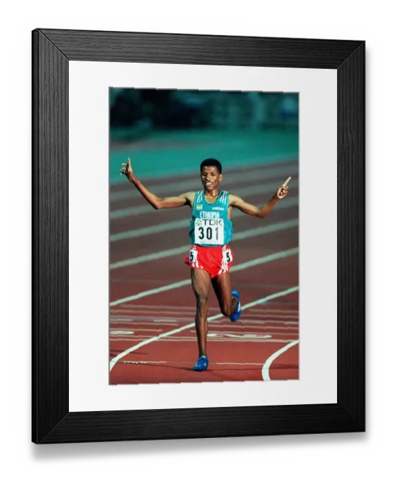 Framed Print : Haile Gebrselassie Framed Print : Haile Gebrselassie