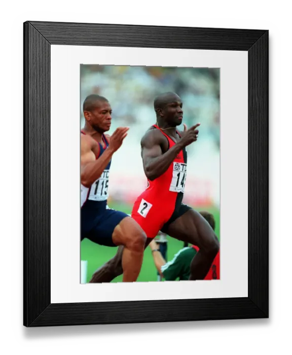 Framed Print : Maurice Greene, Donovan Bailey Framed Print : Maurice Greene, Donovan Bailey
