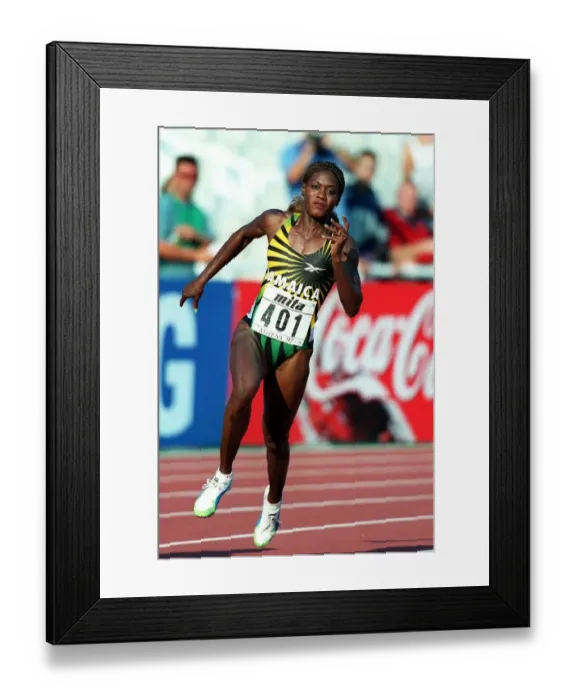Framed Print : Merlene Ottey Framed Print : Merlene Ottey