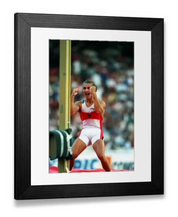 Framed Print : Tim Lobinger, German pole-vaulter Framed Print : Tim Lobinger, German pole-vaulter