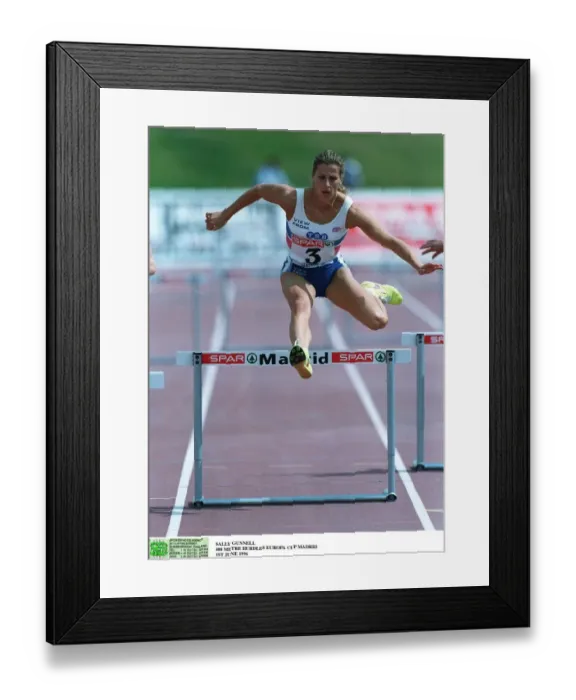 Framed Print : Sally Gunnell Framed Print : Sally Gunnell