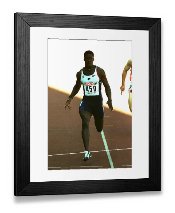 Framed Print : Dwain Chambers Framed Print : Dwain Chambers
