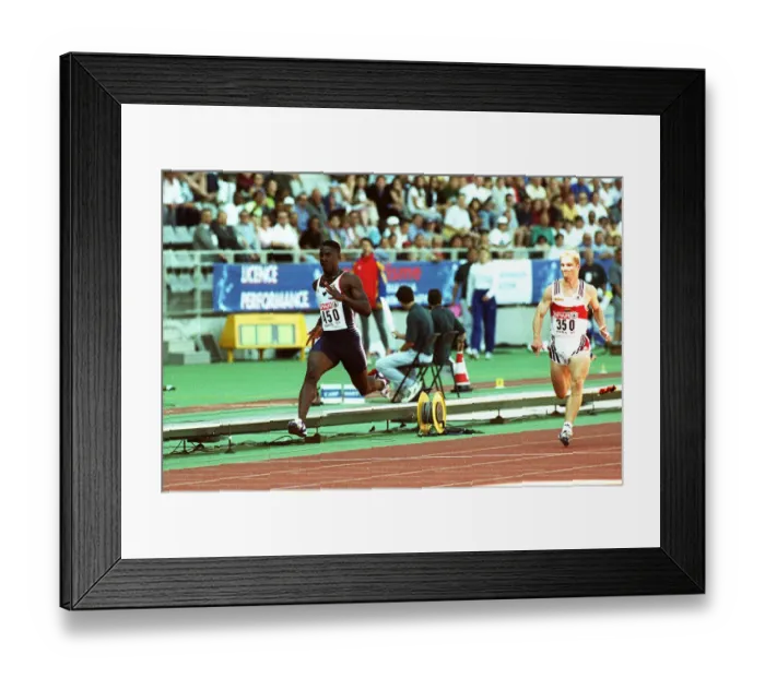 Framed Print : Dwain Chambers Framed Print : Dwain Chambers