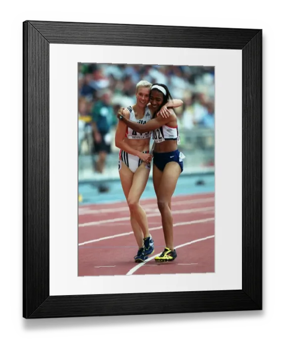 Framed Print : Anja Rucker & Michele Collins Framed Print : Anja Rucker & Michele Collins