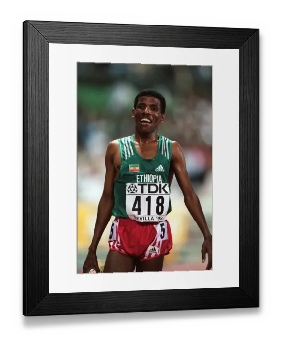 Framed Print : Haile Gebrselassie Framed Print : Haile Gebrselassie