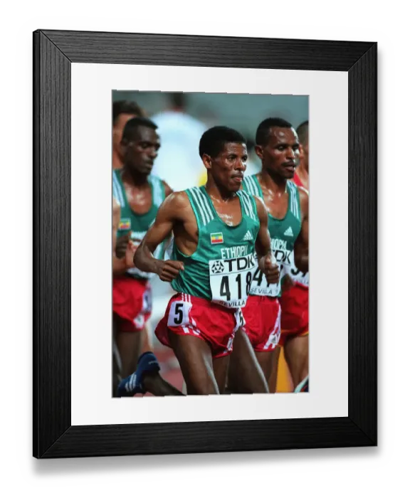 Framed Print : Haile Gebrselassie Framed Print : Haile Gebrselassie