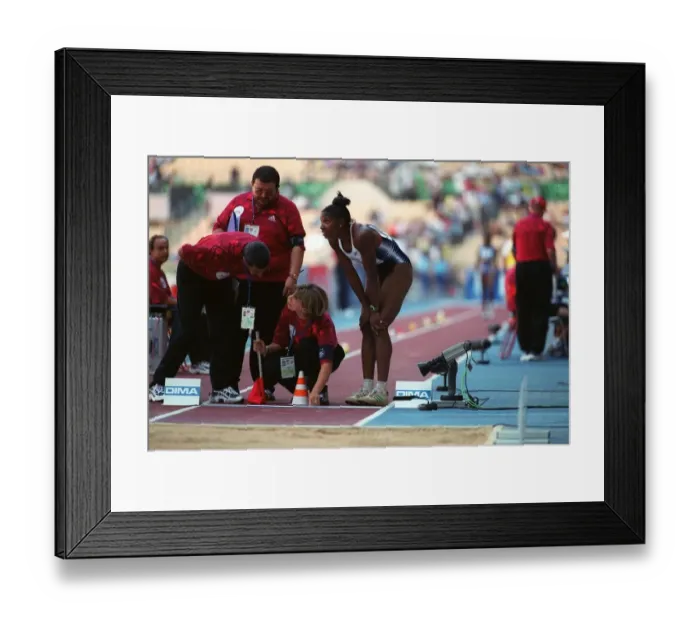 Framed Print : Denise Lewis & Judges Framed Print : Denise Lewis & Judges