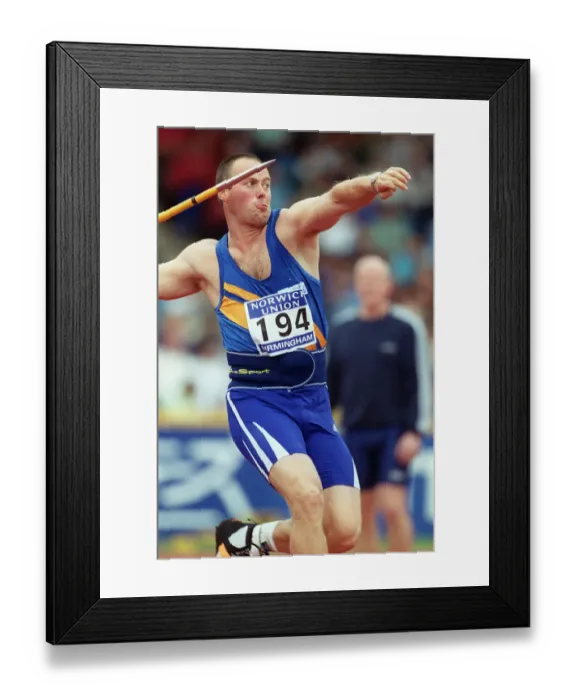 Framed Print : Mick Hill Javelin Olympic Trials and Aaa Champs Birmingham Framed Print : Mick Hill Javelin Olympic Trials and Aaa Champs Birmingham