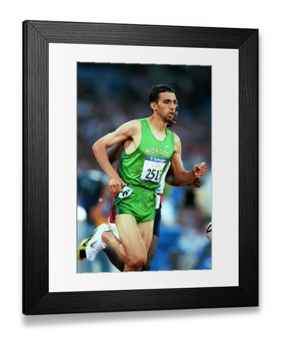 Framed Print : Hicham El Guerrouji